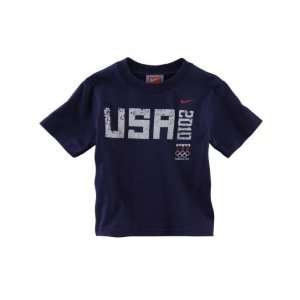  USA Hockey Nike Toddler Navy Short Sleeve Tee Sports 