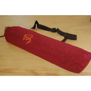 Handmade Yoga Mat Bag 100% Cotton with Embroidered Om Design (3 Color)