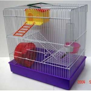 Brand New 3 Level Hamster Rodent Gerbil Rat Mouse Cage H820 Purple 