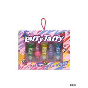 Laffy Taffy Lip Gloss & Nail Polish Set 5 pieces Candy Scented when 