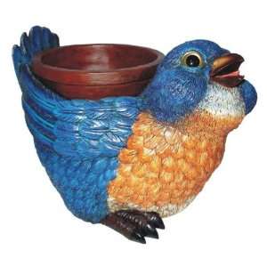  Michael Carr Blue Bird With Food Bowl