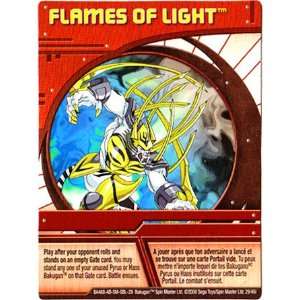  Bakugan Red Special Ability Card   Flames of Light Toys & Games