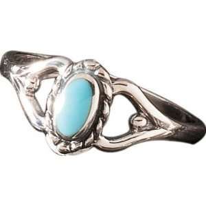  Silver Legends Turquoise Stone Ring Jewelry
