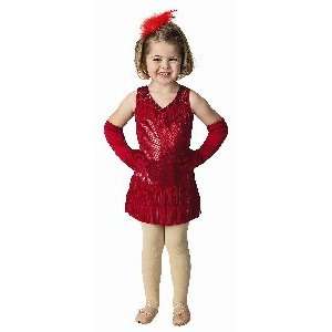  Red Flapper Child Halloween Costume Size 6 8 Toys & Games
