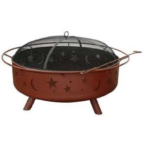   Super Sky Star and Moons   Georgia Clay Fire Pit Patio, Lawn & Garden