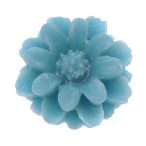   Cabochons 3 D Dahlia Flower Dusty Blue 13mm (4) Arts, Crafts & Sewing