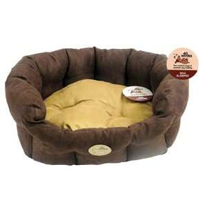  Luxury Oval Dog Bed   Cappucino