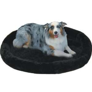   Leather Oval 42 x 30 Large Dog BedSAVE 70%