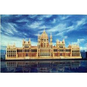  Parliament Building in England 3D Woodcraft Construction 