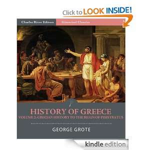   Greece Volume 2 Grecian History to the Reign of Pisistratus at Athens