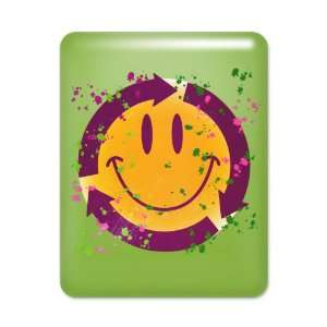    iPad Case Key Lime Recycle Symbol Smiley Face 