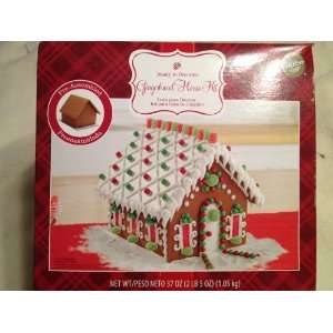    assembled Ready to Decorate Gingerbread House Kit