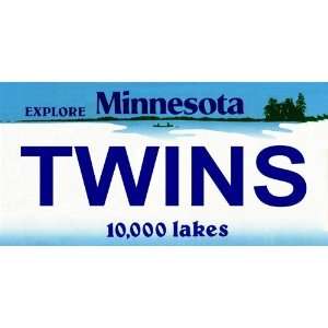  LP 2081 Minnesota State Background License Plates  Twins 