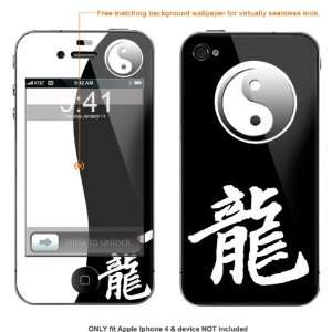   Skin Sticker for AT&T & Verizon Apple Iphone 4 case cover iphone4 411