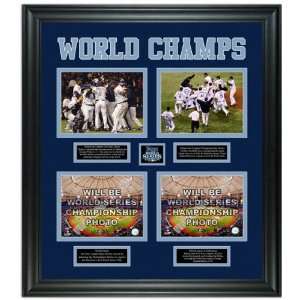  Tampa Bay Rays   2008 World Series Champions   Framed 4 