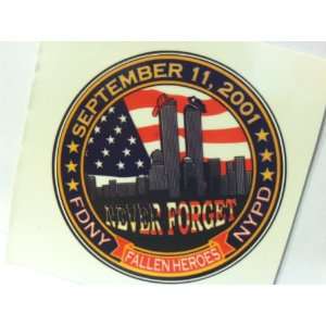  September 11th Memorial Sticker/Decal #4