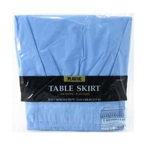  Party Supplies table skirt pastel blue Toys & Games