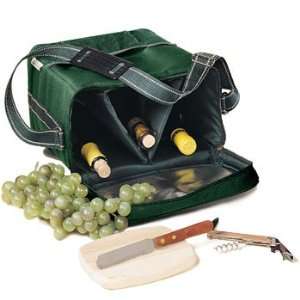   Picnic at Ascot Green Three Bottle Wine & Cheese Tote