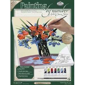   PBN Canvas Floral Still Life 9x12 (Acrylic Paint Kit) Toys & Games