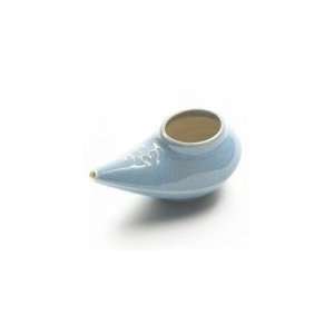  Blue Porcelain Neti Pot Made In USA Health & Personal 