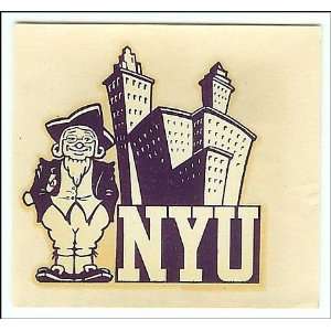  Vintage NYU New York University Decal 1950 Everything 