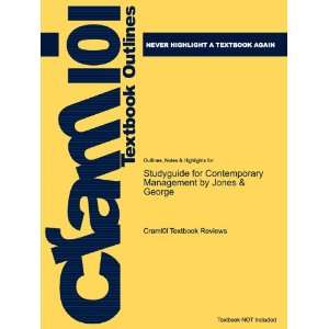  Studyguide for Contemporary Management by Jones & George 