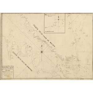  1700s map Malacca