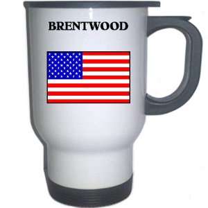  US Flag   Brentwood, New York (NY) White Stainless Steel 