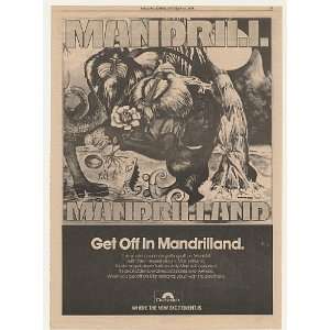   Mandrill Mandrilland Polydor Records Print Ad (44975)