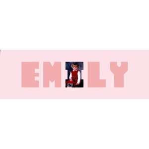  Personalized Girl Name Emily Word Picture Mat Wall Decor 