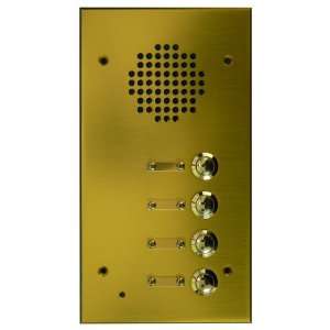  Doorbell Fon Intercom Kit with 4 Button Door Station 