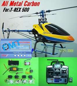 500CF R2 Metal carbon 500 RTF RC Helicopter,trex 500  