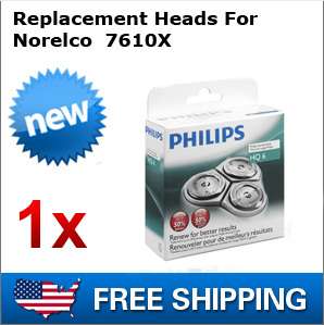 Replacement Heads for Norelco 7610X Shaver 1 Pack  
