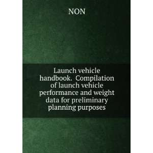   vehicle performance and weight data for preliminary planning purposes