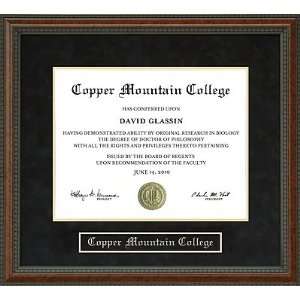  Copper Mountain College (CMC) Diploma Frame Sports 