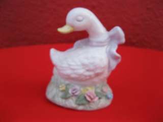 Vintage Heritage House Music Box Sweetie Porcelain Duck  