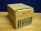 LIONEL O 445 OPERATING SWITCH TOWER BOX 425182