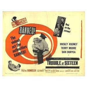 Trouble At Sixteen Original Movie Poster, 28 x 22 (1961 