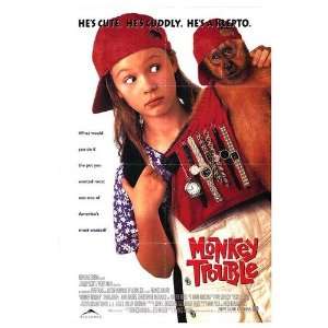  Monkey Trouble Original Movie Poster, 27 x 40 (1994 