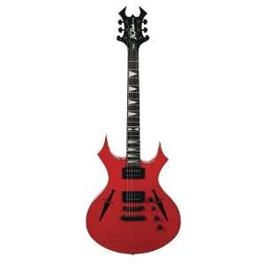   Hollow Electric Guitar   Blood w/Black binding Musical Instruments