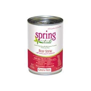  Spring Naturals Grain Beef Stew Canned Dog Food 12/13 oz 