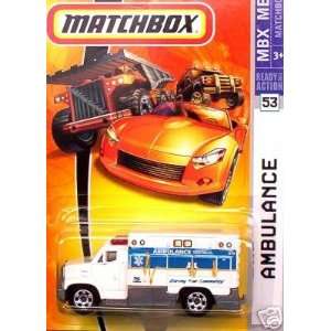 Mattel Matchbox 2007 MBX Metal 164 Scale Die Cast Car # 53   White 