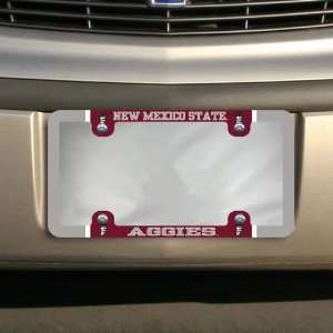 New Mexico State Aggies Thin Rim Varsity License Plate Frame