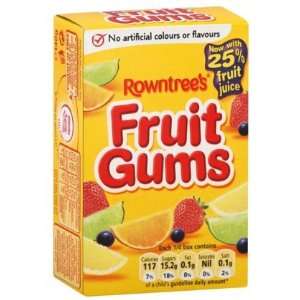  Rowntrees Fruit Gums, 4.9 oz, 6 ct (Quantity of 3 