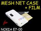   Net * Slim Back Hard Case + Screen Protector for Nokia E7 00 GQCC873