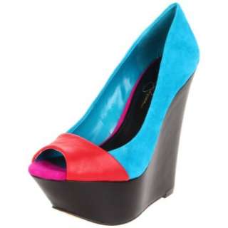 Jessica Simpson Womens Marcos Peep Toe Wedge Pump   designer shoes 