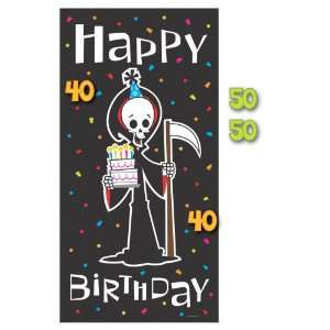  Grim Reaper Birthday Door Sign Toys & Games
