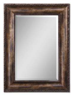   burnished details and a gray wash. Mirror has a generous 1 1/4 bevel