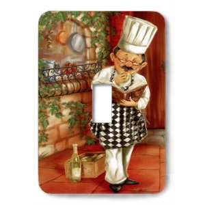 Italian Chef Decorative Steel Switchplate Cover