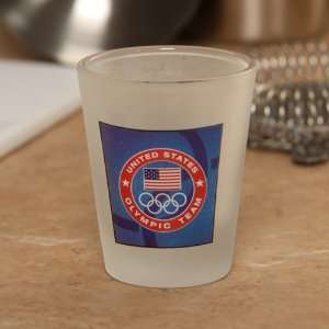   Olympic Team 2oz. On Field Mark Frosted Shot Glass